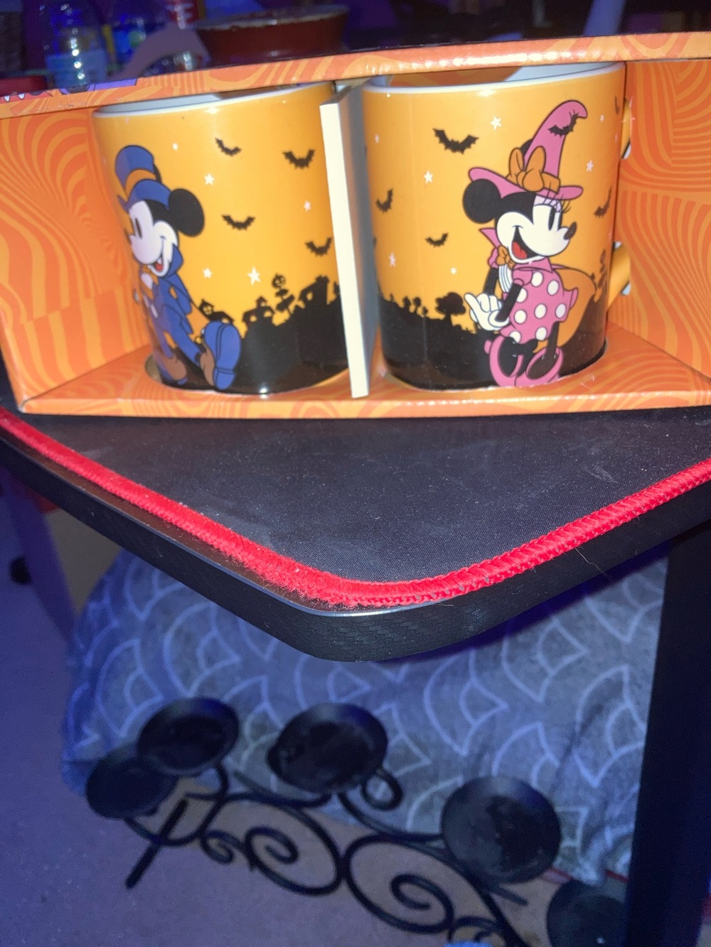 Mickey and Minnie Halloween Mug Set